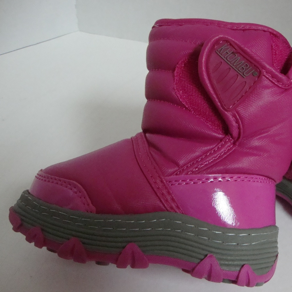 KHOMBA TODDLER PINK SNOW BOOTS 5M